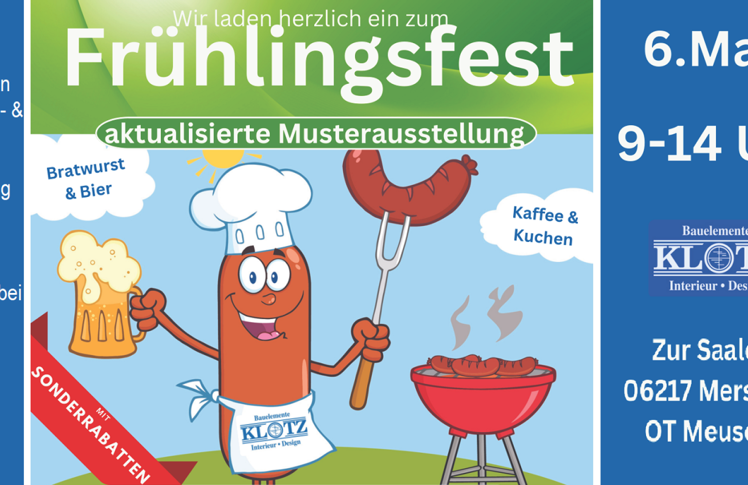 Frühlingsfest, Einladung, Kaffee und Kuchen, Beratung