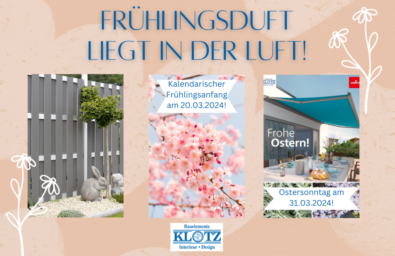 Frühling, Frühlingsanfang, Ostern, Terrasse, Garten