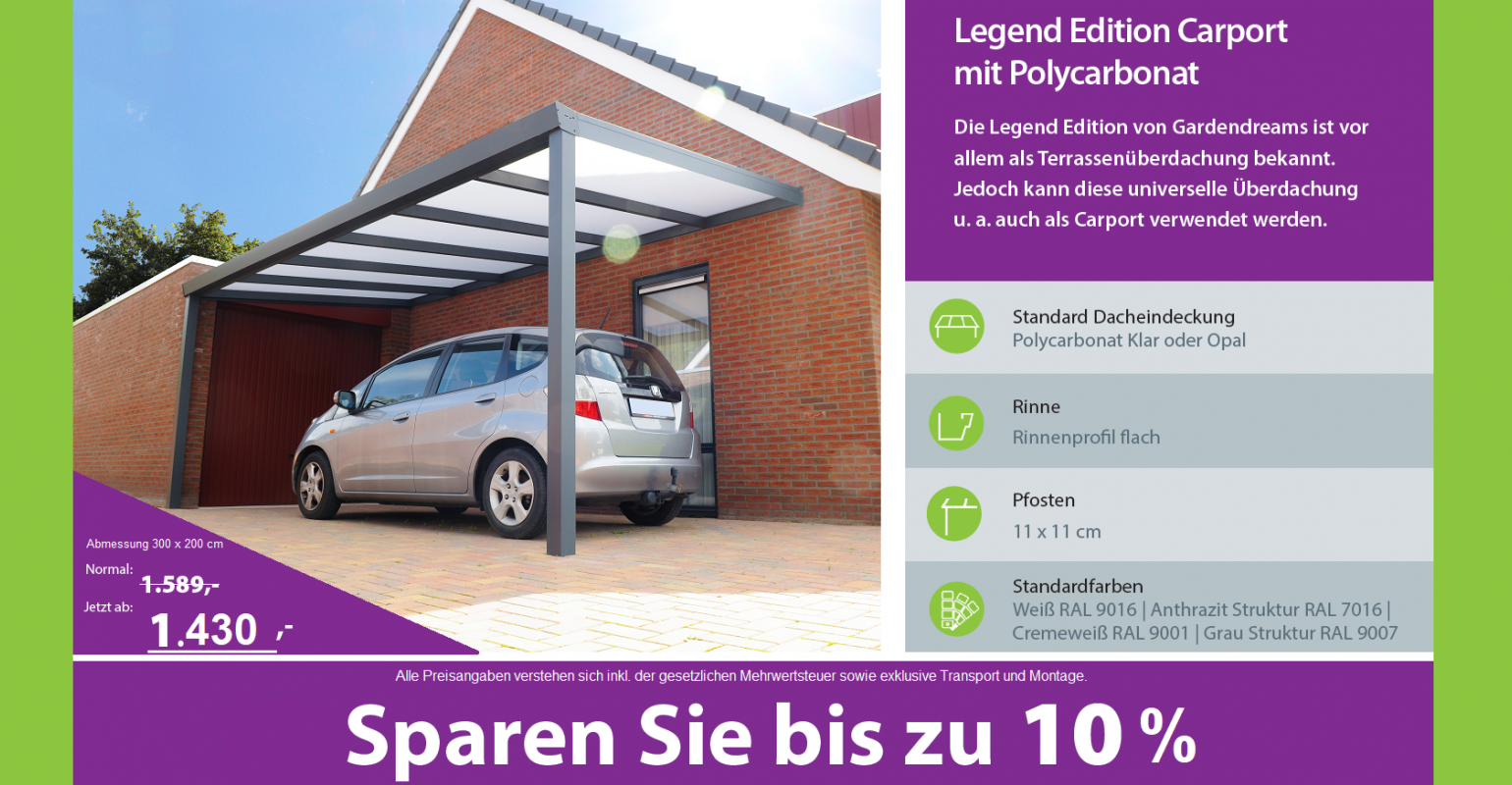 Carport Aktion